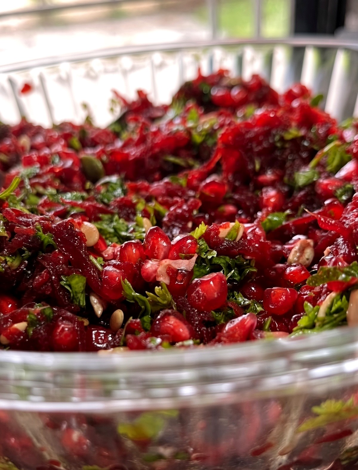 Bloody Beet Pomo Salad